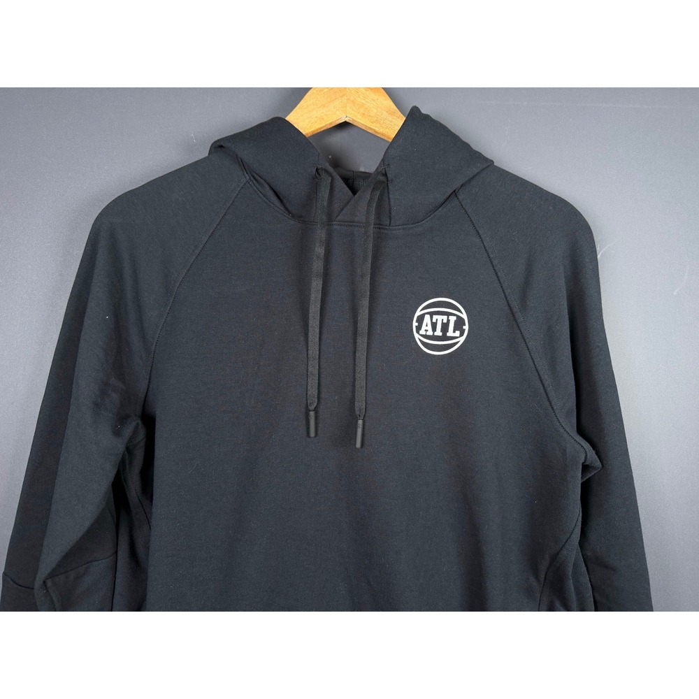 Lululemon City Sweat Pullover Hoodie Black ATL Basketball Graphic Mens Small